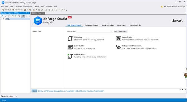 dbForge  Studio  for  MySQL(SQL数据库管理软件)