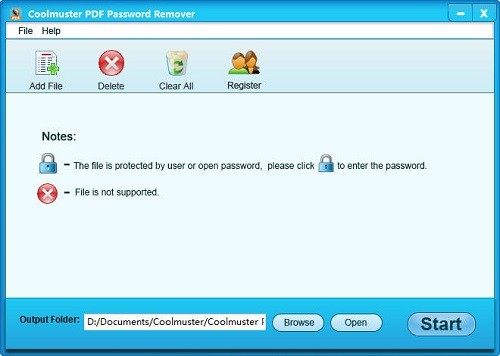 Coolmuster  PDF  Password  Remover(PDF解密软件)