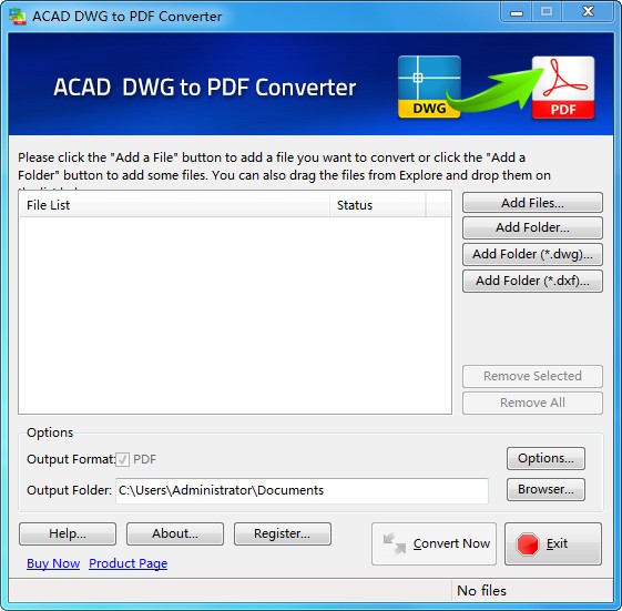 AutoCAD  DWG  to  PDF  Converter(文件转换器)