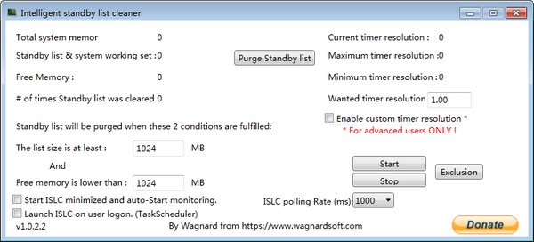 Intelligent  standby  list  cleaner