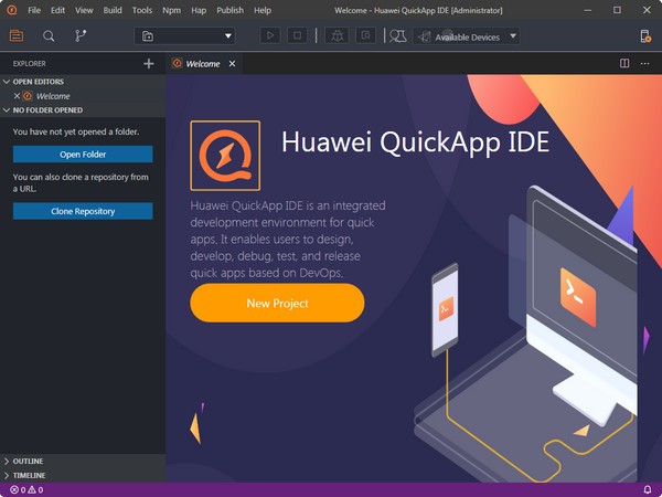 Huawei  QuickApp  IDE(华为快应用IDE)