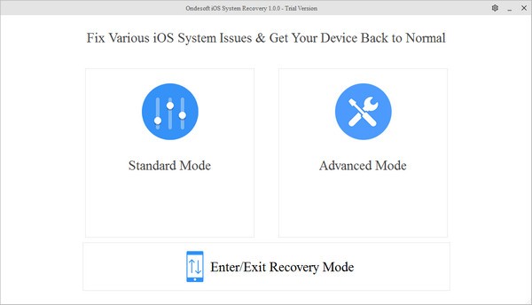 Ondesoft  iOS  System  Recovery(系统修复工具)