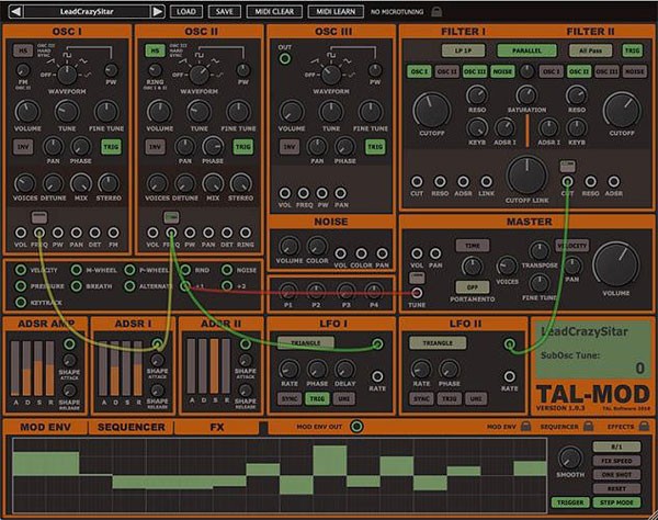 Togu  Audio  Line  TAL  Mod(声音模拟合成软件)