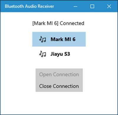 Bluetooth  Audio  Receiver(手机当电脑音箱)