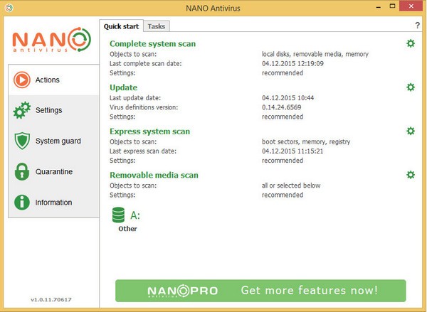 NANO  AntiVirus(杀毒软件)