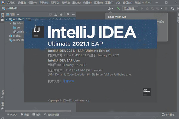 IntelliJ  IDEA  2021(Java编程软件)