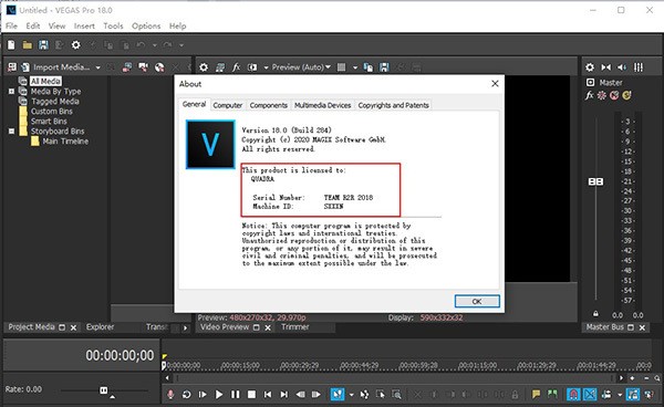 Vegas  Pro  18(视频编辑工具)