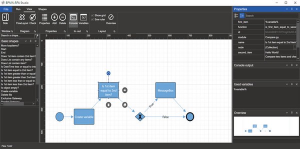 BPMN-RPA  Studio(RPA机器人测试软件)