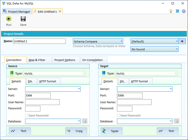 SQL  Delta  for  MySQL(数据库对比分析软件)