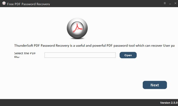 Free  PDF  Password  Recovery(密码恢复工具)