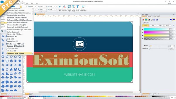 EximiousSoft  Business  Card  Designer  Pro(名片设计工具)